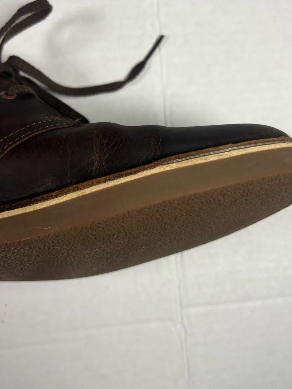 Men's Brown Leather Clarks Desert Boots - Rugged Lace-Up Style #casual #boho